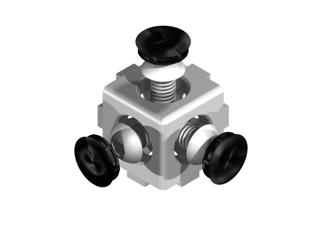 Złącze kostkowe 3D 20x20 komplet FB FB1K3D20K