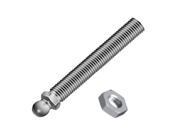 Trzpień gwintowany M8x80 z nakrętką